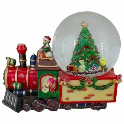 Northlight 8 Christmas Train With Tree Musical Snow Globe Tabletop Decoration -Northlight Shop northlight pm27042 2 89573.1665610429