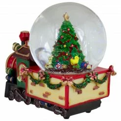 Northlight 8 Christmas Train With Tree Musical Snow Globe Tabletop Decoration -Northlight Shop northlight pm27042 5 08548.1665610429