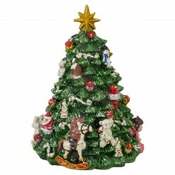 Northlight 5.5" Santa Christmas Tree Rotating Music Box -Northlight Shop northlight pm85847 2 50792.1665611036