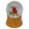 Northlight 5.5" Red Cardinal On Branch Christmas Snow Globe