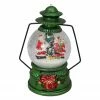 Northlight 8" Santa Claus And Kids By Christmas Tree Lantern Snow Globe
