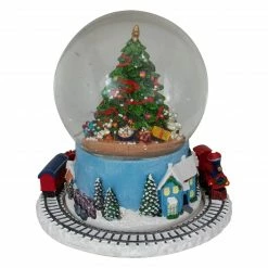 Northlight 7" Christmas Tree Village Train Musical Snow Globe 7 Northlight 7" Christmas Tree Village Train Musical Snow Globe -Northlight Shop northlight pm90238 3 13370.1603332078
