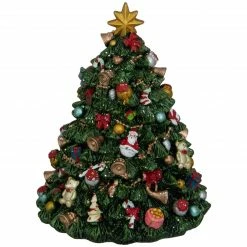 Northlight 6.25" Green Musical Rotating Christmas Tree Figurine -Northlight Shop northlight pm90240 2 31084.1602899525
