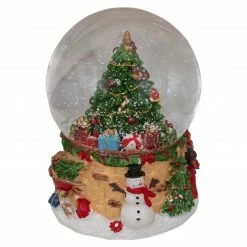 Northlight 5" Musical Santa Giving Gifts Christmas Tree Snow Globe -Northlight Shop northlight pm90241 2 02040.1602899521