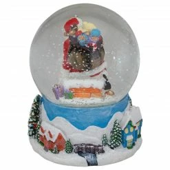 Northlight 6.5" Santa Coming Down The Chimney Christmas Snow Globe -Northlight Shop northlight pm90627 2 60875.1603332080
