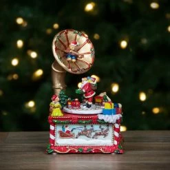 Northlight 7" Santa Claus On Phonograph Musical Christmas Decoration 7 Northlight 7" Santa Claus On Phonograph Musical Christmas Decoration -Northlight Shop northlight pm92015 styled 42092.1665611635