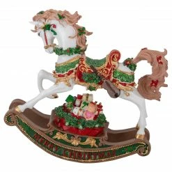 Northlight 9" Musical Merry Christmas Rocking Horse Figure -Northlight Shop northlight pm92020 2 79649.1664901055