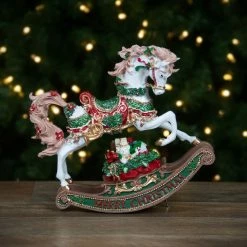 Northlight 9" Musical Merry Christmas Rocking Horse Figure -Northlight Shop northlight pm92020 styled 57520.1664901055
