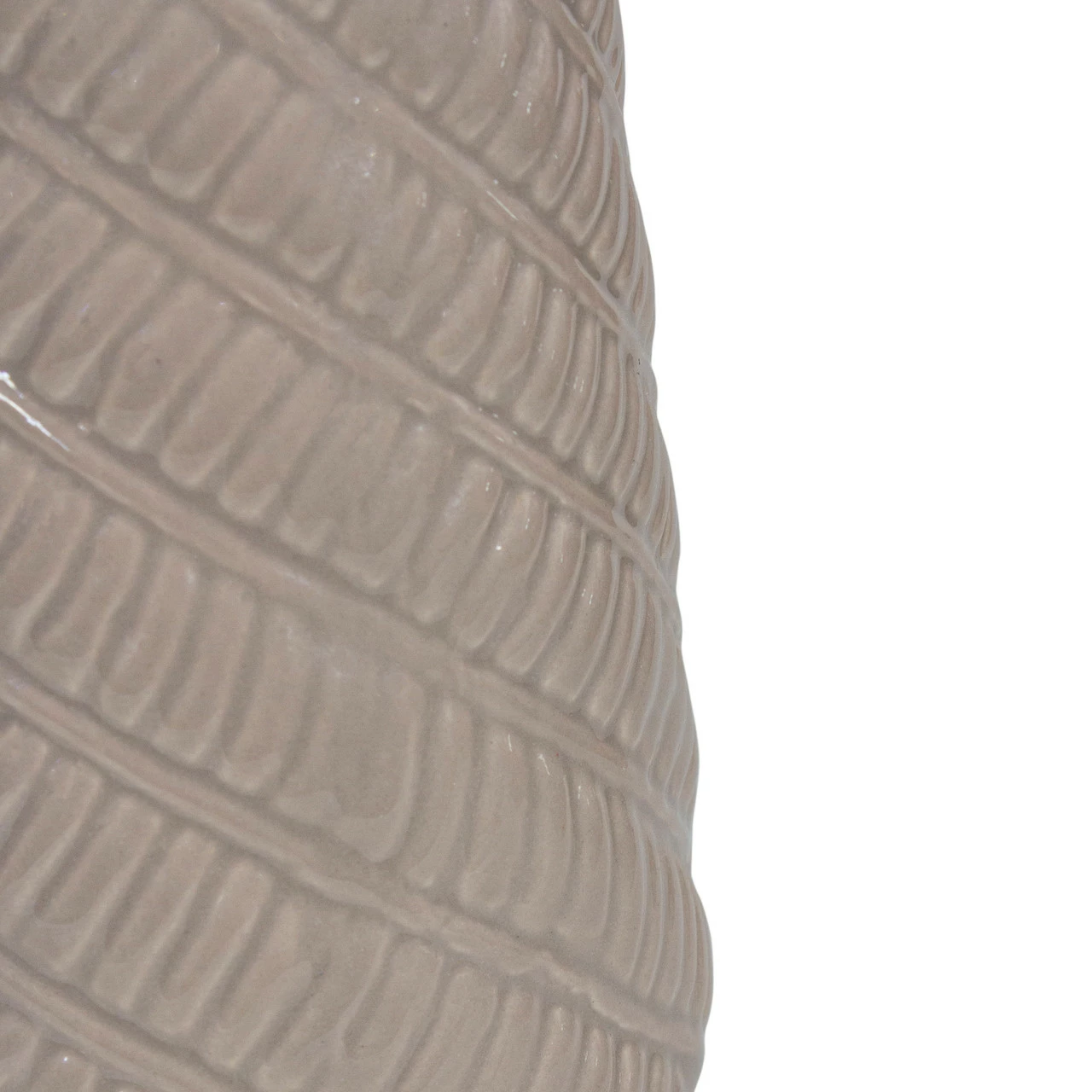 Northlight 10" Beige Ceramic Cone Christmas Tree Tabletop Decor 4 Northlight 10" Beige Ceramic Cone Christmas Tree Tabletop Decor - Image 4