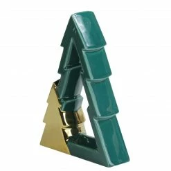 Northlight 7.25" Green And Gold Cut-Out Christmas Tree Decoration -Northlight Shop northlight q526331 2 75786.1588415900