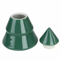 Northlight 6.25" Green Contemporary Ceramic Christmas Tree Container 3 Northlight 6.25" Green Contemporary Ceramic Christmas Tree Container -Northlight Shop northlight q526333 3 67810.1588415845