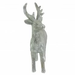 Northlight 10.5" Gray And Silver Faux Wood Grain Standing Deer Christmas Figure -Northlight Shop northlight q526335 1updated 57349.1643415291