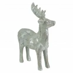 Northlight 10.5" Gray And Silver Faux Wood Grain Standing Deer Christmas Figure -Northlight Shop northlight q526335 2updated 38092.1643415291