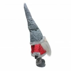 Northlight 23.25" Bobbling Red And Gray Christmas Gnome With Metal Spring Frame -Northlight Shop northlight q526378 3 47876.1600478205