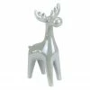 Northlight 7" Gray Ceramic Reindeer Christmas Figure