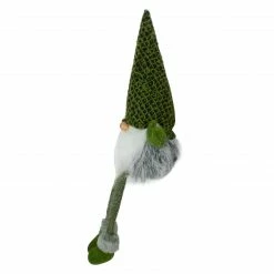 Northlight 21" Black And Dark Green Sitting Boy Gnome With A White Beard Christmas Tabletop Decoration -Northlight Shop northlight q587290 3 39614.1603850823