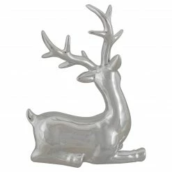 Northlight 10" Metallic Silver Sitting Reindeer Christmas Tabletop Decor -Northlight Shop northlight q587315 3 sample 64740.1665610749