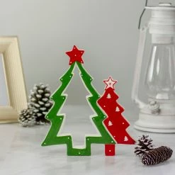 Northlight 9" Green And Red Ceramic Christmas Tree Tabletop Decoration 6 Northlight 9" Green And Red Ceramic Christmas Tree Tabletop Decoration -Northlight Shop northlight q587405 5 sample 42478.1665610749