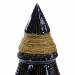 Northlight 4.5" Blue Ceramic Tabletop Christmas Tree With Jute Rope -Northlight Shop northlight q587515 1 11798.1601688801