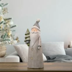 Northlight 19" LED Lighted Ceramic Santa With Tree Christmas Figure -Northlight Shop northlight q592799 style 65709.1665610753