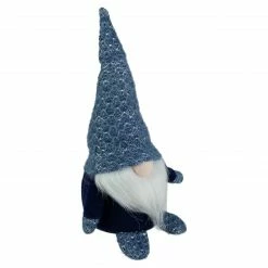 Northlight 10.5" Royal Blue Knit Gnome Christmas Figure