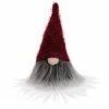Northlight 5.5" Burgundy Knit Gnome Christmas Figure