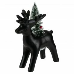 Northlight 7.5" LED Lighted Ceramic Standing Reindeer With Christmas Tree, Warm White Lights -Northlight Shop northlight q592814 3 95861.1643934130