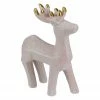 Northlight 6" Glittery Pink Ceramic Reindeer Christmas Figure