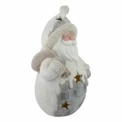 Northlight 21" LED Lighted White And Gray Santa Christmas Tabletop Decoration -Northlight Shop northlight q5oy087 17a0306 52 1 79550.1600391914