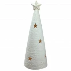 Northlight 25.5" White LED Lighted Tree With Star Cutout Christmas Tabletop Decor 3 Northlight 25.5" White LED Lighted Tree With Star Cutout Christmas Tabletop Decor -Northlight Shop northlight q685979 2 14311.1600218897