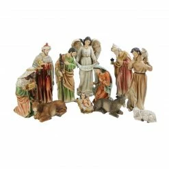 Northlight 11pc Vibrantly Colored Traditional Religious Christmas Nativity Figurine Set 15.5" 5 Northlight 11pc Vibrantly Colored Traditional Religious Christmas Nativity Figurine Set 15.5" -Northlight Shop northlight qr01725 3 76910.1600132641