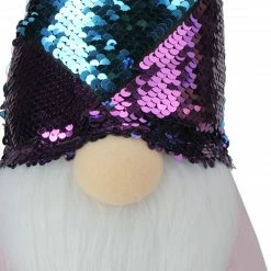 Northlight 17.5" Gnome With Purple And Blue Flip Sequin Hat Christmas Decoration -Northlight Shop northlight qs28582 4 fixed 66685.1665611634