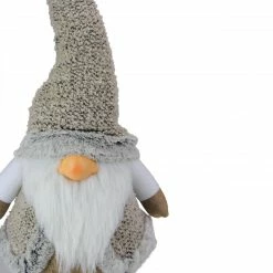 Northlight 17" Gray And Beige Sitting Christmas Gnome Decoration -Northlight Shop northlight qs28583 2 37646.1588402562
