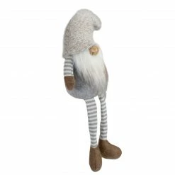 Northlight 7.5" Gray And Beige Sitting Girl Christmas Gnome Figure -Northlight Shop northlight qs89533 2 temp 54564.1603850822