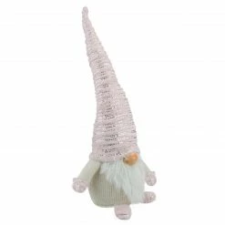 Northlight 16" Pink, Ivory And Silver Plump Christmas Gnome Figure -Northlight Shop northlight qs89544 2 sample 68181.1603850825