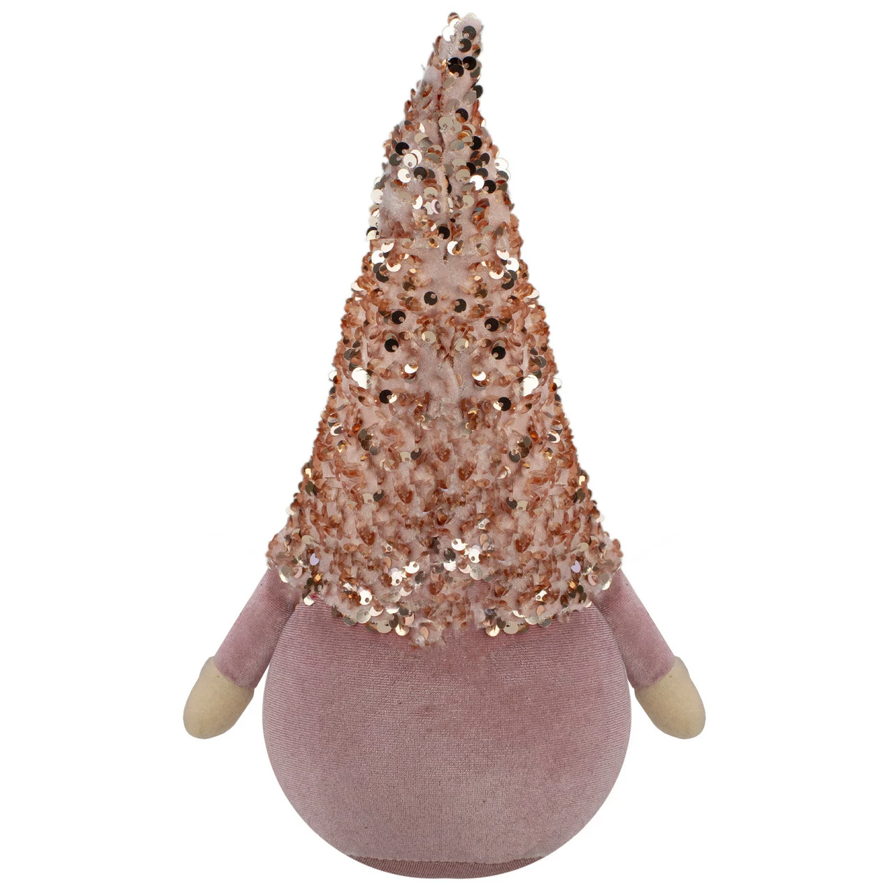 Northlight 12" Pink And Rose Gold Christmas Gnome Tabletop Figure 5 Northlight 12" Pink And Rose Gold Christmas Gnome Tabletop Figure - Image 5