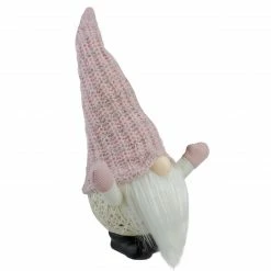 Northlight 14" Pink LED Lighted Rattan Round Christmas Gnome Figure -Northlight Shop northlight qs89551 2 sample 12126.1603850824