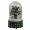 Northlight 11.75" Pre-Lit Musical And Animated Christmas Tree Snow Globe Glittering Snow Dome