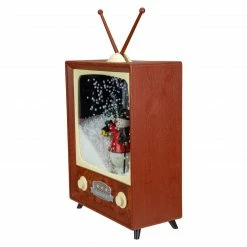 Northlight 12" LED Lighted Musical Snowing Snowman TV Set Christmas Decoration -Northlight Shop northlight r91786 2 57193.1661885805
