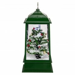 Northlight 13.5" LED Lighted Snowing Musical Christmas Tree Lantern -Northlight Shop northlight r92472 5 32427.1661885798