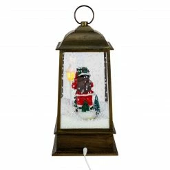 Northlight 13.5" LED Lighted Snowing Musical Santa Christmas Lantern -Northlight Shop northlight r92473 3 53374.1661885816
