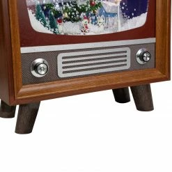 Northlight 21" LED Lighted Musical Snowing Christmas Tree TV Set Decoration -Northlight Shop northlight r92482 5 58790.1665611637