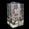 Northlight 12" Lighted And Musical Santa Claus Snowing Gift Box Christmas Decoration
