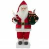 Northlight 24-Inch Animated Santa Claus With Lighted Candle Musical Christmas Figure