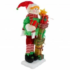 Northlight 30-Inch Santa's Little Animated Elf With Lighted Star Musical Christmas Figure -Northlight Shop northlight ri92236 sample 1 68334.1640993845