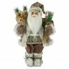 Northlight 18" Standing Santa Christmas Figure With Presents