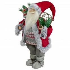 Northlight 18" Standing Santa Christmas Figure With Snow Shoes And Presents -Northlight Shop northlight sa88382 3 37065.1605666733
