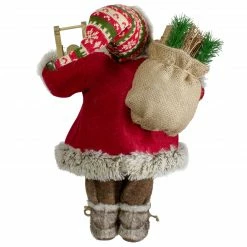 Northlight 18" Nordic Santa Christmas Figure With Sled -Northlight Shop northlight sa88385 2 03363.1665173704