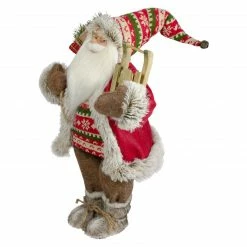 Northlight 18" Nordic Santa Christmas Figure With Sled -Northlight Shop northlight sa88385 3 37547.1665173704