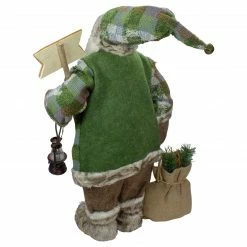 Northlight 2' Standing Santa Christmas Figure Carrying A Welcome Sign -Northlight Shop northlight sa91098 2 03604.1665610749